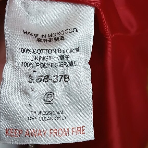 NEXT Military Trench Winter Coat Mid Length Red Size UK 8/US 4 - Picture 7 of 8